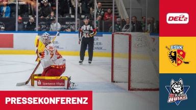DEL2: ESV Kaufbeuren vs. EC Kassel Huskies | Pressekonferenz