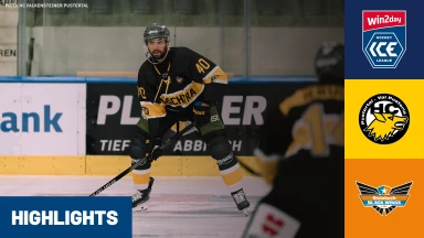 win2day ICE Hockey League: HC Falkensteiner Pustertal vs. Steinbach Black Wings Linz | Highlights