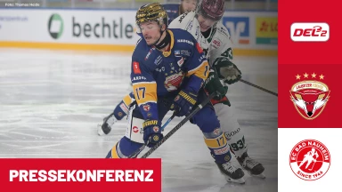 DEL2: Lausitzer Füchse vs. EC Bad Nauheim | Pressekonferenz