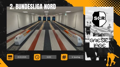 SC Reckenfeld 1 vs. SKC Greste-Lage 1 - 2. Bundesliga Kegeln (Schere)