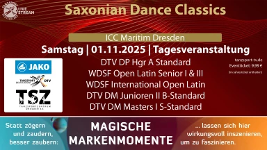 Saxonian Dance Classics 2025 - Samstag Tagesveranstaltung