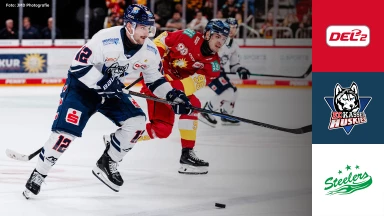 DEL2: EC Kassel Huskies vs. Bietigheim Steelers