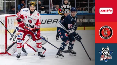 DEL2: Eispiraten Crimmitschau vs. EC Kassel Huskies