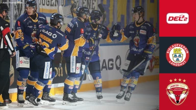 DEL2: EV Landshut vs. Lausitzer Füchse