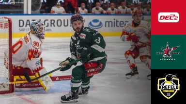 DEL2: Starbulls Rosenheim vs. Krefeld Pinguine