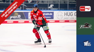 For international fans only - DEL: Augsburger Panther vs. Schwenninger Wild Wings