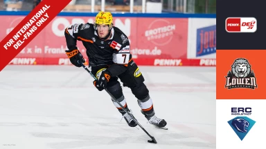 For international fans only - DEL: Löwen Frankfurt vs. ERC Ingolstadt