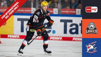 For international fans only - DEL: Löwen Frankfurt vs. Adler Mannheim