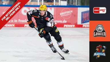For international fans only - DEL: Löwen Frankfurt vs. Iserlohn Roosters