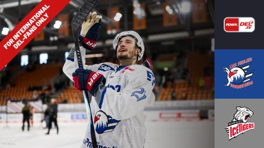 For international fans only - DEL:  Adler Mannheim vs. Nürnberg Ice Tigers
