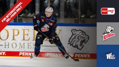 For international fans only - DEL: Nürnberg Ice Tigers vs. Schwenninger Wild Wings