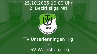 TV Unterlenningen II g - TSV Weinsberg II g