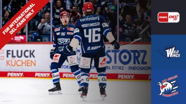 For international fans only - DEL: Schwenninger Wild Wings vs. Adler Mannheim