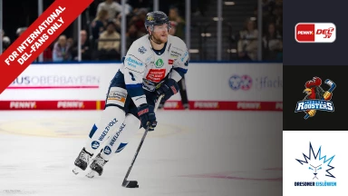 For international fans only - DEL: Iserlohn Roosters vs. Dresdner Eislöwen