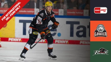 For international fans only - DEL: Löwen Frankfurt vs. Augsburger Panther