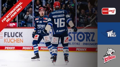 For international fans only - DEL: Schwenninger Wild Wings vs. Nürnberg Ice Tigers