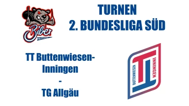 TURNEN 2. Bundesliga Süd TT Buttenwiesen-Inningen gegen TG Allgäu