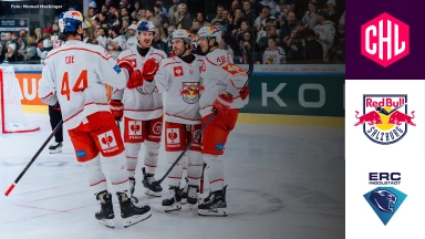 CHL: Red Bull Salzburg vs. ERC Ingolstadt - Achtelfinale - kommentiert von Constantin Eckner