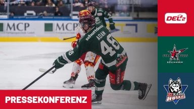 DEL2: Starbulls Rosenheim vs. EC Kassel Huskies | Pressekonferenz