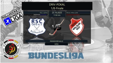 Rollhockey | 1/8 Finale | Gera vs Walsum