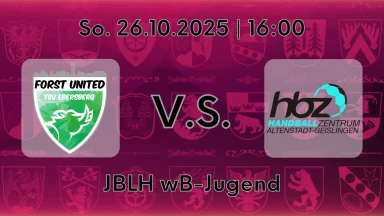 JBLH wB Vorrunde 5: Forst United vs. HBZ Altenstadt-Geislingen