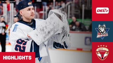 DEL2: EC Kassel Huskies vs. Lausitzer Füchse | Highlights