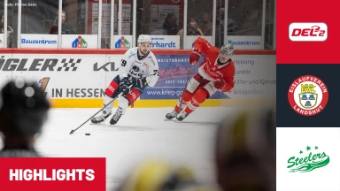 DEL2: EV Landshut vs. Bietigheim Steelers | Highlights