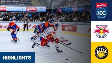 win2day ICE Hockey League: EC Red Bull Salzburg vs. HC Falkensteiner Pustertal Wölfe | Highlights
