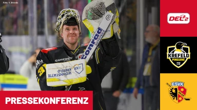 DEL2: Krefeld Pinguine vs. ESV Kaufbeuren | Pressekonferenz