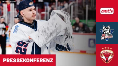 DEL2: EC Kassel Huskies vs. Lausitzer Füchse | Pressekonferenz