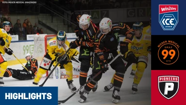 win2day ICE Hockey League: Moser Medical Graz99ers vs. Pioneers Vorarlberg | Highlights