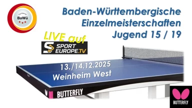 Baden-Württembergische EM Jugend 15/19
