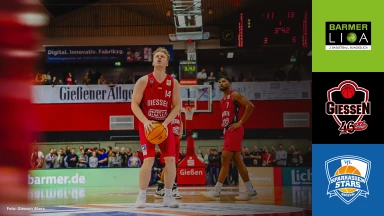 ProA: GIESSEN 46ers vs. VfL SparkassenStars Bochum