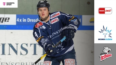 DEL: Dresdner Eislöwen vs. Nürnberg Ice Tigers - MagentaSport
