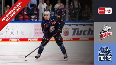 For international fans only - DEL: Nürnberg Ice Tigers vs. Straubing Tigers