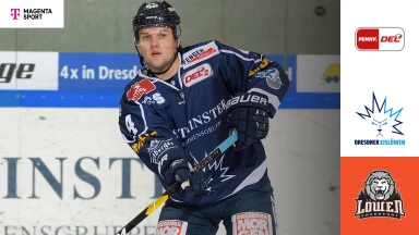 DEL: Dresdner Eislöwen vs. Löwen Frankfurt - MagentaSport
