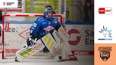 DEL: Dresdner Eislöwen vs. Grizzlys Wolfsburg - MagentaSport