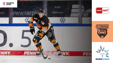 DEL: Grizzlys Wolfsburg vs. Dresdner Eislöwen - MagentaSport