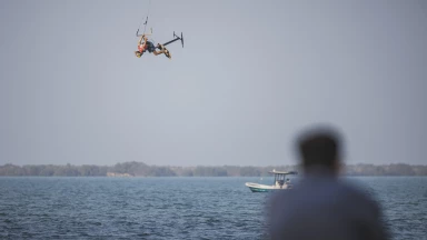 Finn Flügel ist Vize-Weltmeister im Hydrofoil Big Air