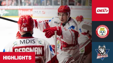 DEL2: EV Landshut vs. EC Kassel Huskies | Highlights