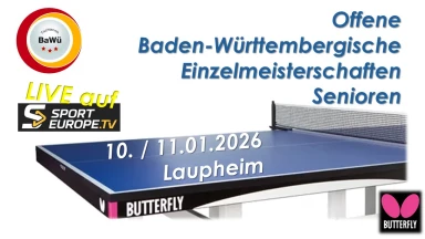 Baden-Württembergische  Einzelmeisterschaften der Senioren // 11.01.2026