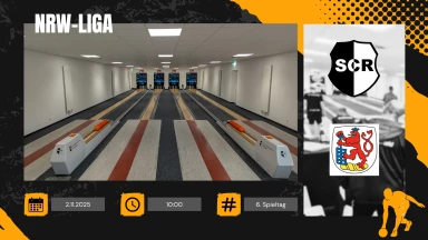 SC Reckenfeld 2 vs. KSC AK 1882 Wuppertal 1 - NRW-Liga Kegeln (Schere)