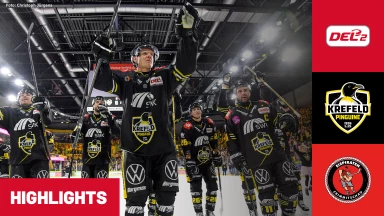 DEL2: Krefeld Pinguine vs. Eispiraten Crimmitschau | Highlights