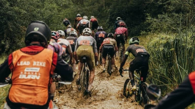 Der Deutsche Lukas Baum wird 5. auf der Schlussetappe beim Nedbank Gravel Burn