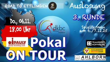 Pauly DKBC-Pokal 2025/26 - Auslosung 3. Runde