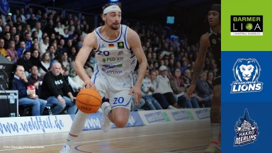 ProA: PS Karlsruhe Lions vs. HAKRO Merlins Crailsheim
