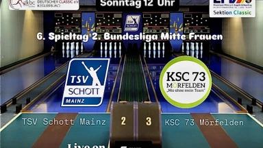 2. Bundesliga Mitte TSV Schott Mainz - KSC 73 Mörfelden