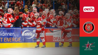DEL2: Eispiraten Crimmitschau vs. Starbulls Rosenheim