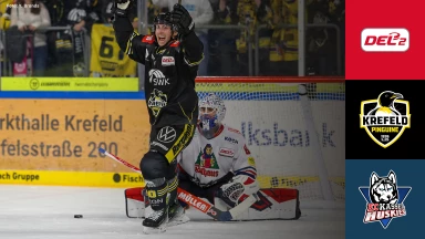 DEL2: Krefeld Pinguine vs. EC Kassel Huskies
