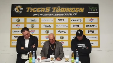 Pressekonferenz | Tigers Tübingen - GIESSEN 46ers